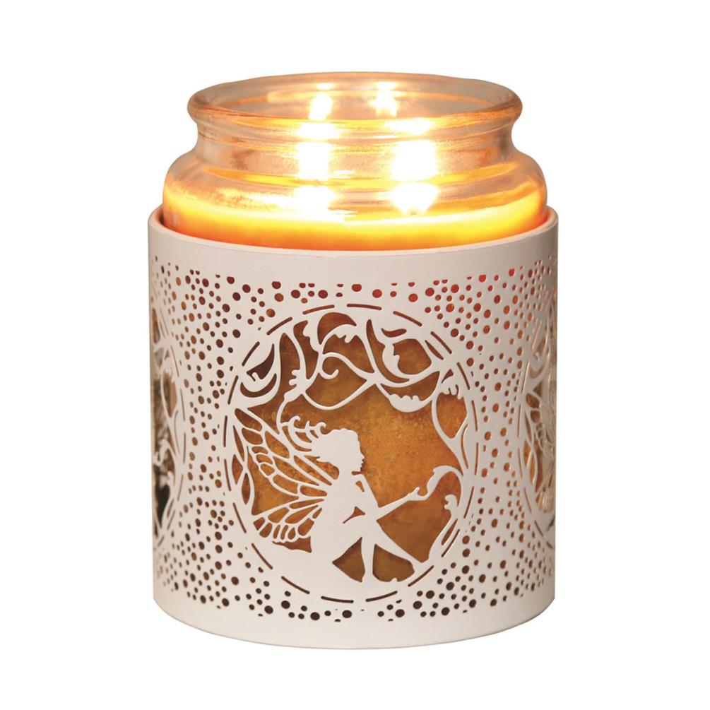 Aroma White & Gold Fairy Jar Sleeve & Wax Melt Warmer Extra Image 3